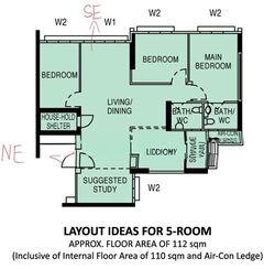 Blk 406A Northshore Residences I (Punggol), HDB 5 Rooms #546588061